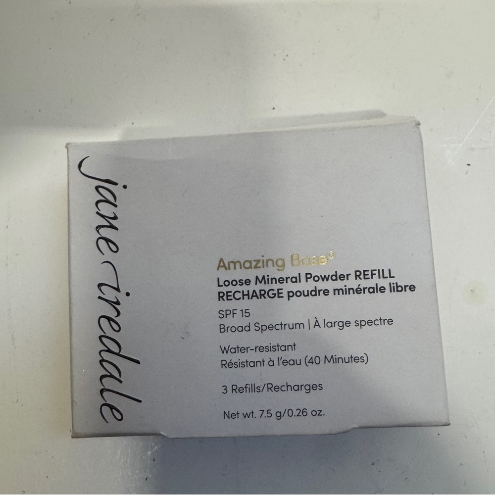 Jane Iredale Amazing Base Loose Mineral Powder Spf 15 Refill Mahogany 7.5G